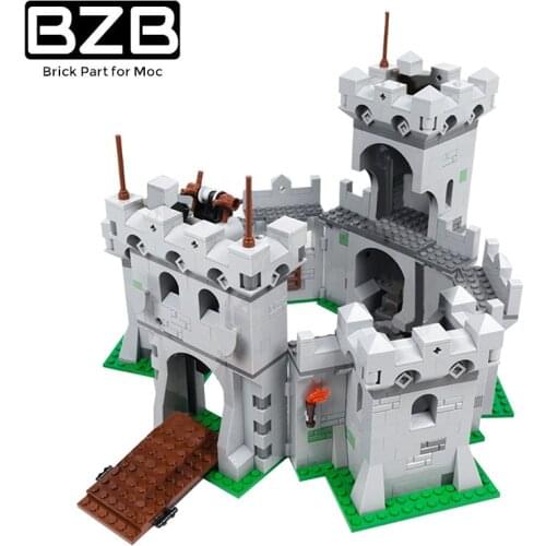 BZB MOC Module 35273 Castle Building Blocks Series Knight Castle Model Ornaments Children Education DIY Toys Birthday Gifts