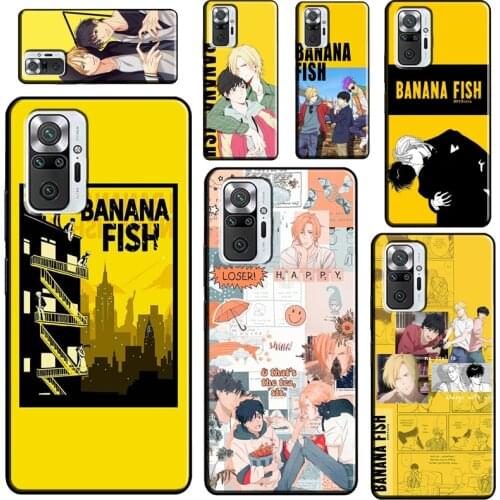 Banana Fish Anime Soft Case For Xiaomi Redmi Note 10 8 9 Pro 8T 9S Phone Cover For Redmi 9 9A 9C 9T 8A K40