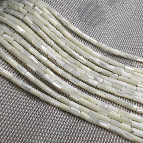 Wholesale Natural Shell Beading Fashion Loose Isolation Bead for Jewelry Making for Bracelet Necklace Accessories 4x8 5x10mm