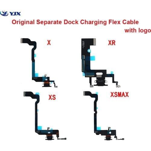 Original Charging Flexcable USB Dock Charger Port Flex Cable For iPhone X Xs Max XsMax XR Charging Connector Replacement logo