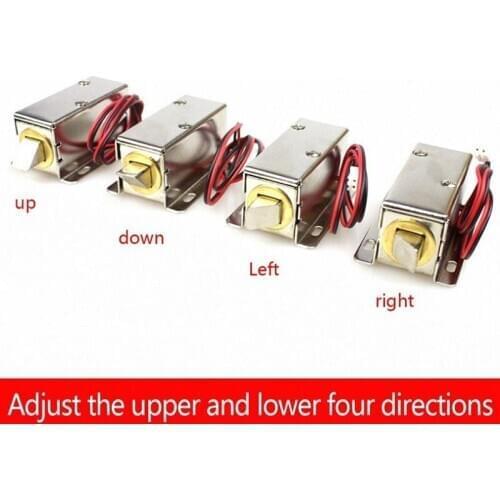 Adjustable direction12VDC electrical Lock Picks Electromagnetic Lock for Electronic Locker Smart Cabinet Lock cerradura puerta