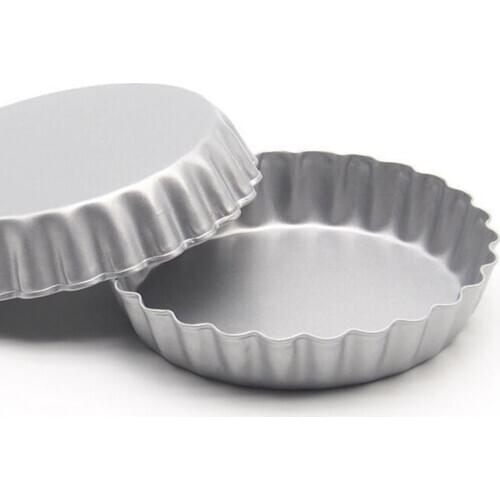 Fluted Design Round Shape Non-stick Tart Mold, Mini Pie Tin, Tartlet Pan