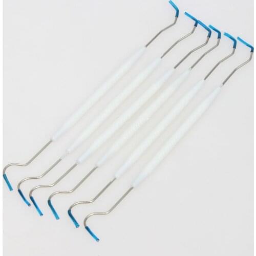 100 PCS Sterilized Disposable Dental Probe Double Ends Explorer Plastic Handle