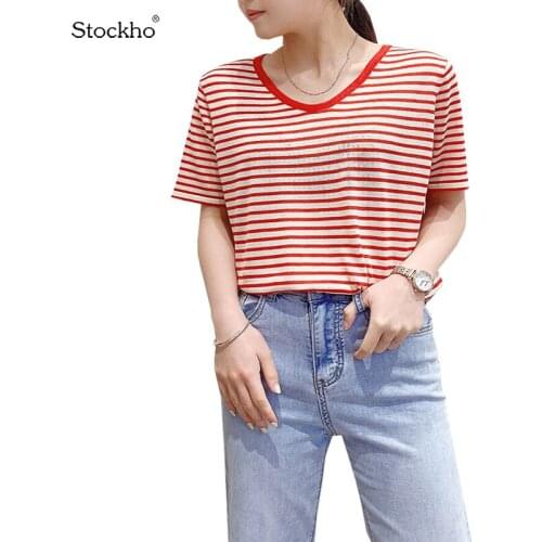 Stockho Womens Summer T-shirts