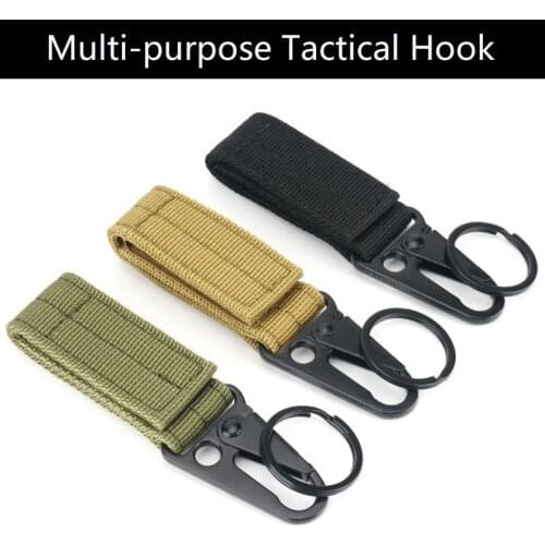 Tactical Hook Multi-purpose Nylon Gloves Hook Work Gloves Safety Clip Outdoor Tactical Hook Climbing Rope Anti-lost Camping