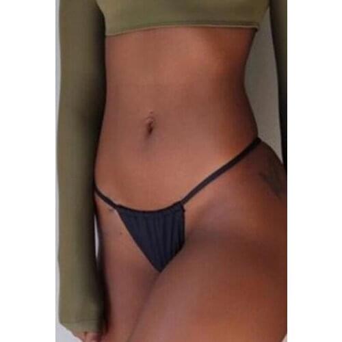 Fashion Womens Sexy Mini Briefs Thong Underwear Seamless Transparent G-string T-back Lot Bulk Panties Low Waist Brief