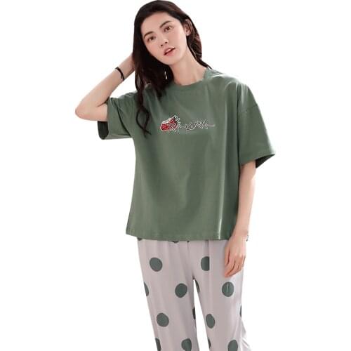 M-4XL Sleepwear Womens Pajama Sets 100% Modal Cotton Pijama With Pockets Pyjama Femme Quality Ladies Home Suit Clothes For Home