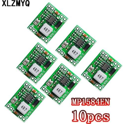 10/20 PCS MP1584 EN DC-DC Voltage Regulator Power Supply Adjustable Step-down Buck Output Power Supply Module 3A 24V 12V 5V 3V