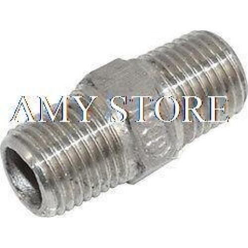 10pcs Hex Nipple 1/4" Male x 1/4" Male 304 Stainless Steel threaded Pipe Fitting NPT