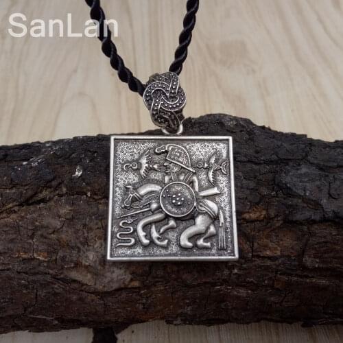 12pcs odin norse viking necklace vikings god charm SanLan