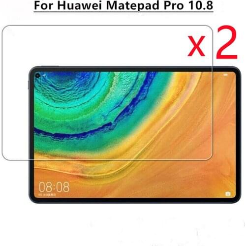 2Pcs Tablet Tempered Glass Screen Protector Cover for Huawei MatePad Pro 10.8 Inch Ultra-clear Eye Protection Film