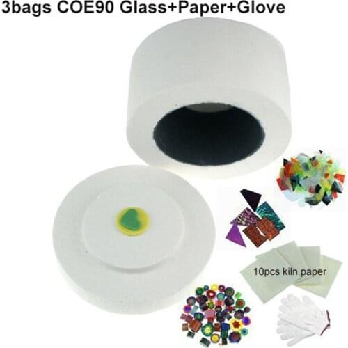 6pcs set Microwave Kiln Kit For Glass Fusing & DIY Glass Jewelry In Microwave Kiln Kit