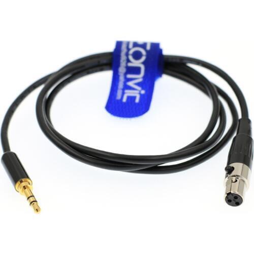 Eonvic 3.5mm 1/8" TRS to 3pin Mini-XLR Audio Cable for audio source to wireless pack