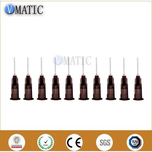 Free Shipping 100pcs 22Ga 1/2 Inch Industrial Dispensing Needle Blunt Tip For Liquid Dispenser Adhesive Glue