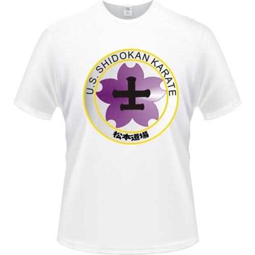 Free Shipping Matsumoto Shidokan Karate New fashion mens T-shirt cotton O-collar mens short-sleeved mens T-shirt wholesale