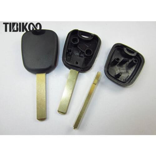 Transponder Key Shell for Citroen Triumph C2 VA2 Blade Without Groove Replacement Key Case