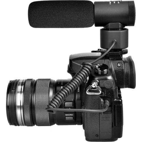 Comica CVM-V20 Recording Microphone Camera Cardioid Directional Interview Video Microphone for DSLR Condenser Microphone Mic