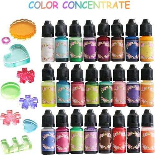 Color Liquid Pigment Epoxy Resin Color Tint UV Resin Colorant Dye Liquid Colorant For Resin Jewelry Making Home