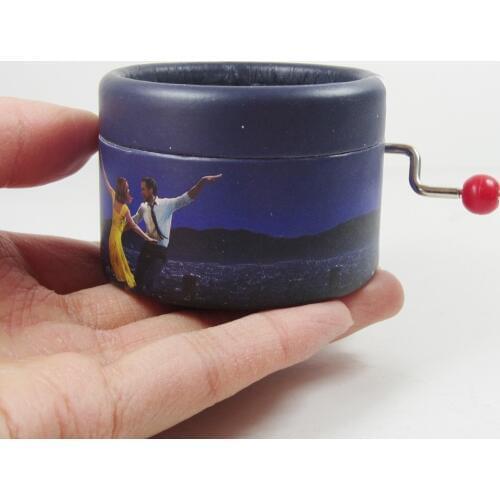 LA LA LAND Paper music box city of stars movie theme special gifts for lovers DIY hand crank music box