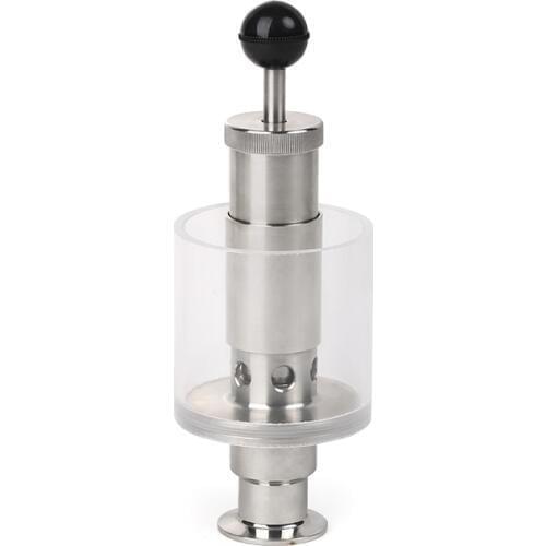 Clamp 1.5 " (OD 50.5mm) Spunding Valve SS304 Variable Pressure Relief Valve