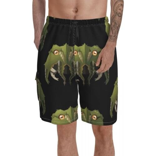 Monster Hunter Board Shorts Men Bathing Swimming Trunks Polyester Pattern Swim Trunks
