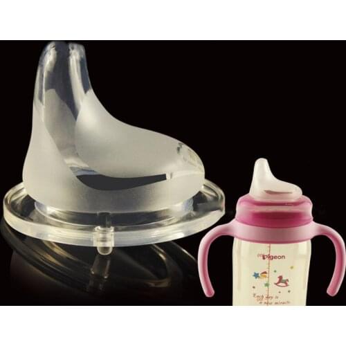 Baby Soft Safety Liquid Silicone Pacifier Duckbill Nipple Natural Flexible Replacement Accessories For Wide Mouth Milk Bottle