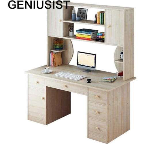 Ufficio Mesa Bed Kids Escritorio De Oficina Schreibtisch Lap Furniture Office Study Tablo Laptop Stand Desk Table With Bookcase