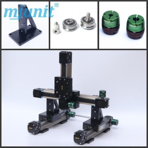 Mjunit Low noise Linear Guide- Guide Rail - Dual Rail Linear Guide- Inner-shafted Belt-drived Type laser engraving