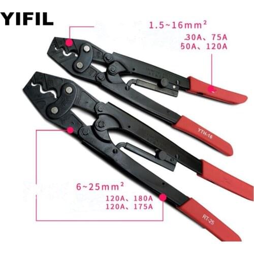 Crimping Tool Crimping Plier For Forklift Battery Charging Plug SMH Terminals (Pins) Single Pole 30A 75A Two Pole 50A 120A 175A
