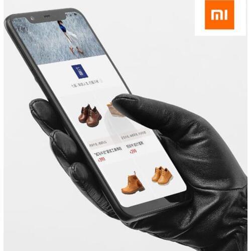 Original Youpin Seven-faced Gloves Spanish Lambskin Touch Screen Gloves For Men And Women Keep Warm In Winter