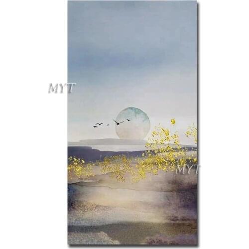 The Landscape Of The Desert Abstract Oil Painting On Canvas Living Room Home Pictures Modern Wall Art Paintings 100% Handpainted