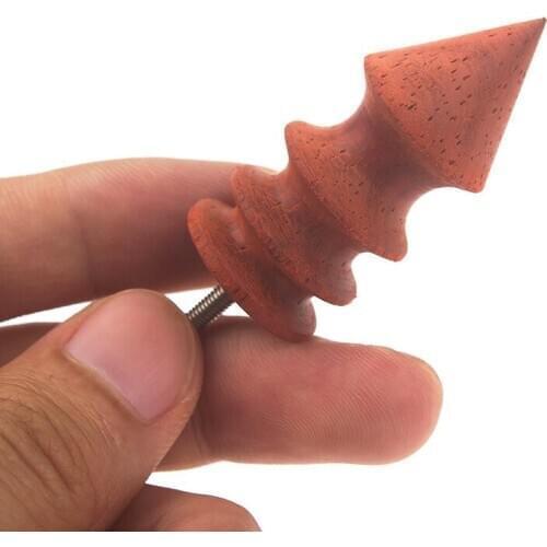 Mahogany Polishing Rod Sanding Head for Leather Belt Bag Polishing Edge Banding with Electric Polishing Rod Electric Edging Tool