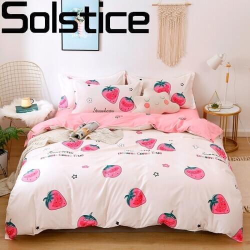 Solstice New Children Bedding Sets Bed Sheet Duvet Cover Pillowcases Luxury Style Bed Linen Bedsheets Queen Size 3-4pcs/sets