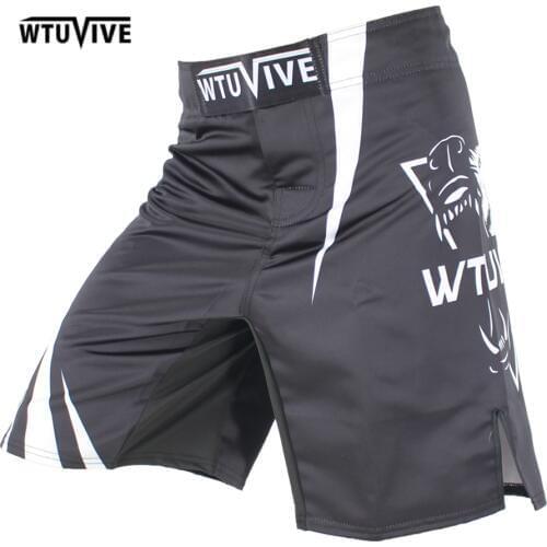 SUOTF 2017 new boxing features sports training Thai fist fitness personality fight flat angle shorts MMA muay thai clothing