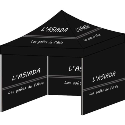 Outdoor quality Aluminum Frame 10' x 10' Sun Shade Shelter Garden Gazebo Camping Marquee with Inside and Outside Printing