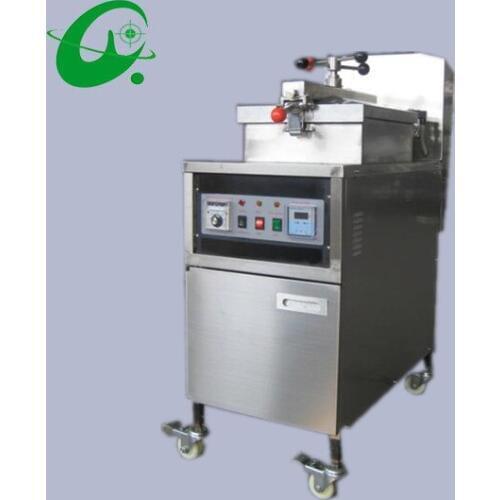 25L Manual control Electric pressure fryer(With oll pump) deep fried chicken machine air pressure fryer stainless steel