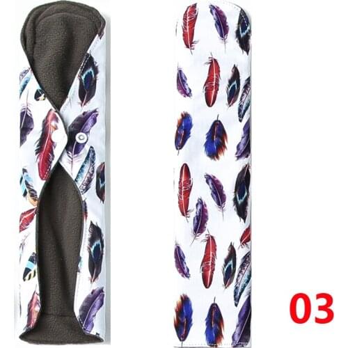 3pcsWomen Panty Liner Napkin Cloth Reusable Sanitary Hygiene Heavy Period Washable Charcoal Flow Bamboo Soft Towel Mestrual Pads