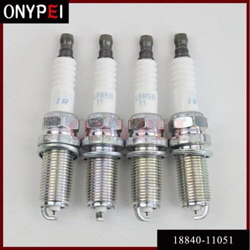 4-6pcs/lot 18840-11051 ILFR5B-11 Laser Iridium Spark Plug For Hyundai 1884011051 ILFR5B11 Ignition Plug Auto Part