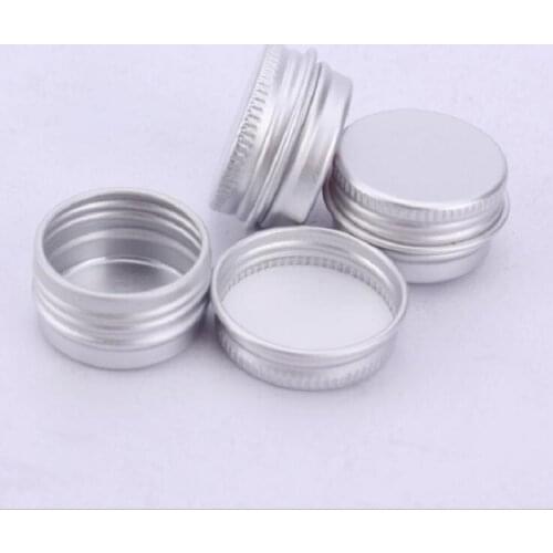 5Pc 5g 10g 20g 30g Aluminum Jar Empty Cosmetic Lip Balm Tin Lotion Bottle Cream Container Free Shipping