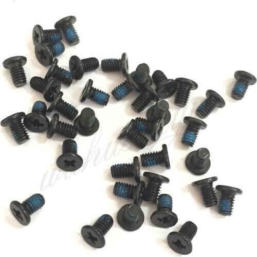 50Pcs M2 M2.5 M3 CM Screws Black Laptop Dispense Flat Head Screws SSD Solid State Disk Machine