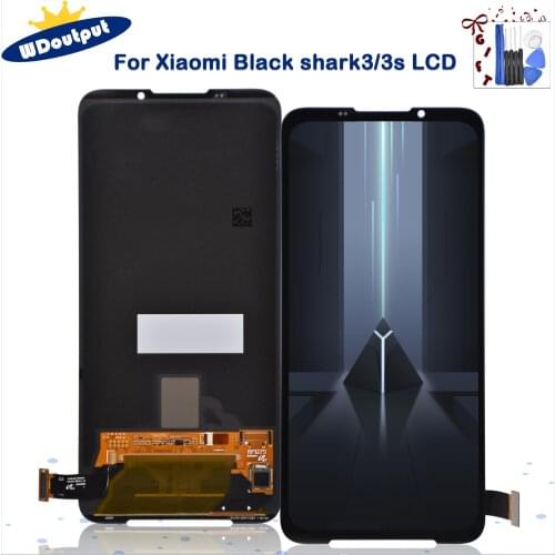 6.67"Original Amoled For Xiaomi Black Shark 3/3S LCD Display Touch Screen Digiziter Assembly Replacement For Blackshark 3/3S LCD