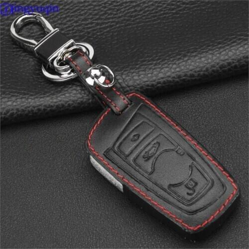 3 Buttons Leather Car Key Case Cover for BMW M1 M2 M3 F05 F10 F20 F30 335 328 535 650 740 Smart Remote Key FOB Good Quqlity