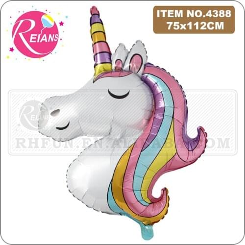Unicorn Birthday Party Decor Kids toy Unicorn Party Favor animal horse helium Balloons Unicornio Wedding Decoration Baby Shower
