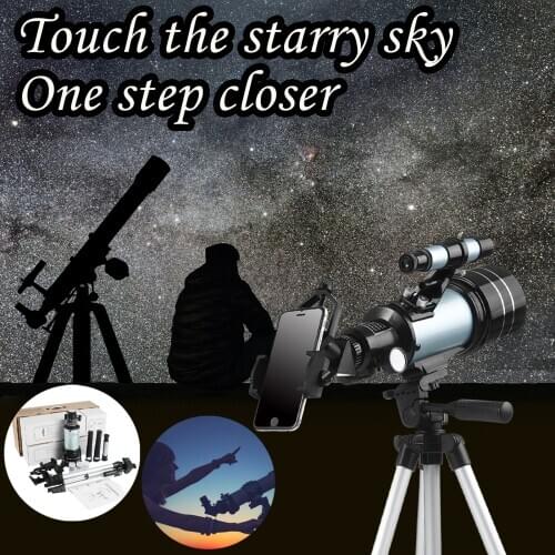 F30070 High Bracket Professional Stargazing High Magnification High Definition Visionking Refraction Astronomical Telescope 1223