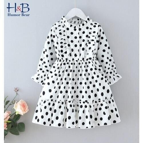 Humor Bear Girls Dress Elegant Striped V-neck Lace Waist Princess Dress Fashion Party Toddler Baby Kids Children Clothing