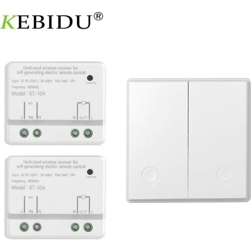 KEBIDU 110V 220V 433Mhz Lamp LED Remote Switch AC Wireless ON OFF Switches Home Light RF Remote Control Mini Home Appliance