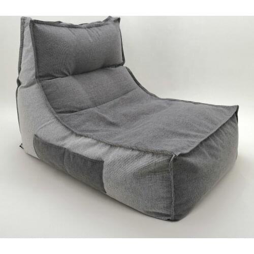 Length118cm,Width88cm,Indoor fabric color matched bean bag chair, good quality living room soft large comfort beanbag sofa couch