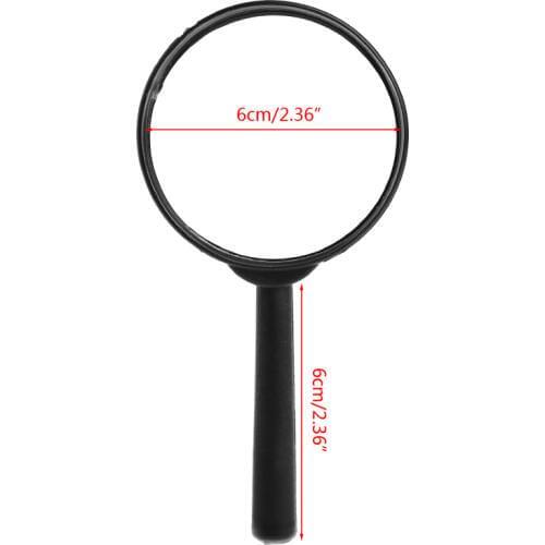 Magnifier 60mm Hand Held 5X Magnifying Loupe Reading Glass Lens
