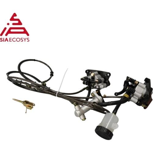 QS 1 Tow 2 Master Cylinder Hydrualic Caliper Disc Brake for E-Tricycle Electric Car Vechile Dayang