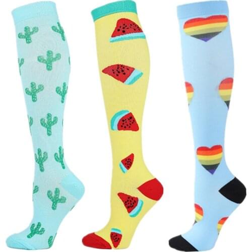 Size S-XXL Men Women Compression Socks Fit Medical, Edema,Diabetes,Varicose Veins,Circulation Anti Fatigue Compression Stockings